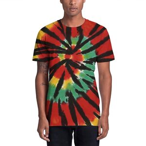2025 camiseta personalizada para hombres Tie Dye media manga cuello redondo secado rápido 260g tela de punto camisetas para hombres - Product Image 6
