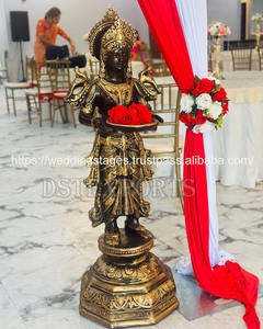 Mandap de madera de pavo real elegante para bodas tamilianas recién llegado Triple pilares redondo Mandapam DST exportaciones los mejores precios de fábrica Reino Unido - Product Image 4