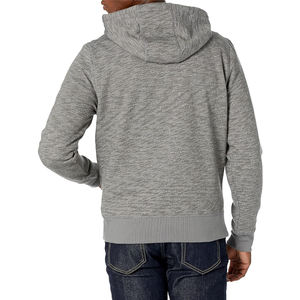Sudadera de Algodón de Invierno de Calidad Personalizada, Sudadera Ajustada de Felpa, Sudadera Lisa Negra con Capucha y Cordón para Hombre - Product Image 2
