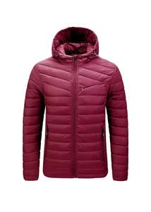 แจ็กเก็ตแบบขนเป็ดสำหรับผู้ชายเสื้อแจ็คเก็ตขนเป็ดแบบเรียบสำหรับฤดูหนาว/ฤดูใบไม้ร่วง - Product Image 2