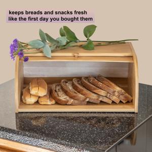 Récipient alimentaire en pain de bambou Boîte à mouchoirs en bambou faite à la main Décoration naturelle écologique pour la maison et la table Vente en gros du Vietnam - Product Image 5