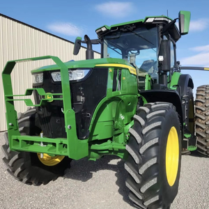 Tracteur agricole John Deere 6120M très performant, occasion/neuf, avec pompes et engrenages essentiels - Product Image 1