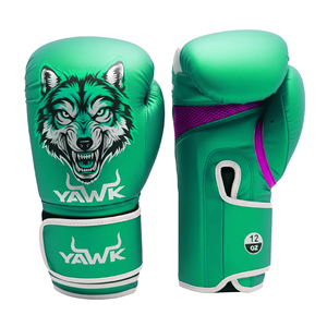 Gants de boxe en cuir PU personnalisés, antidérapants, réglables pour le poignet, imperméables, pour l'entraînement et le sparring, avec logo - Product Image 1