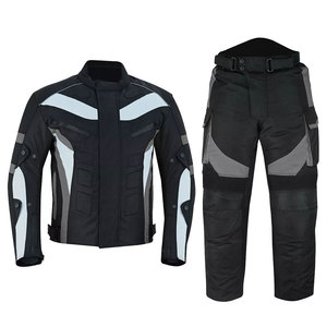 Traje de moto textil para hombre duradero con protección impermeable a prueba de viento y CE - Product Image 1