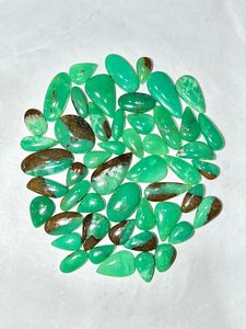 Pierres précieuses de chrysoprase verte naturelle Mix Shape Cabochon Cut InfinityStones Pierres en vrac en gros pour la fabrication de bijoux Poli - Product Image 3