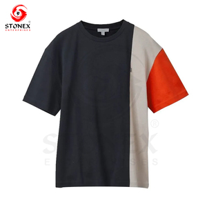 เสื้อยืดคอกลมทรงหลวมสำหรับผู้ชาย น้ำหนัก 300 กรัม ผ้าฝ้าย 100% พิมพ์ลายโลโก้ด้านหน้า รับผลิตตามสั่งและขนาดตามต้องการ ขายส่ง - Product Image 1