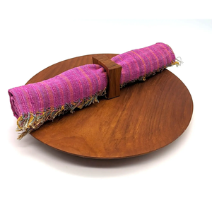 Offre d'usine ronds de serviette en bois porte-serviettes élégant pour mariages et occasions spéciales décor de table - Product Image 2