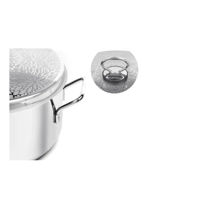 Marmite à fond de sandwich au design classique en acier inoxydable (SANO) avec couvercle en acier inoxydable-Collection de cadeaux - Product Image 1