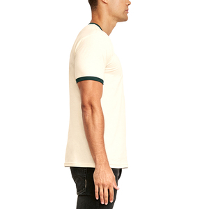 Premium Bamboo Cotton Blend <b>T</b> <b>Shirt</b> Custom Printing Eco Friendly Clothing <b>Ringer</b> <b>T</b> <b>Shirts</b> - Product Image 4