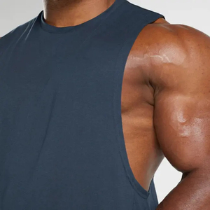 Wholesale Price Best Design Men Tank Top Sleeveless Fitness Wear High Quality Knitted Casual 100% Cotton for Adult Size - Product Image 5