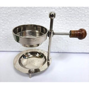 Most Selling Brass Incense Burner With Wooden Handle Silver Warmer Romantic Fragrance Handmade Adjustable Incense Burner - Product Image 2