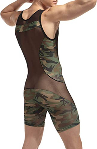 Lucha libre Singlets Sublimación completa con función elástica Venta al por mayor Lucha libre Singlet Traje de lucha profesional - Product Image 5