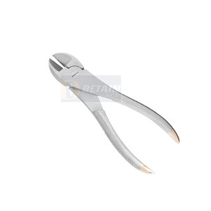 TC Hard <b>Soft</b> Pin <b>Wire</b> Cutter 8" Black Color Coated Double Action Orthopedic Surgical Instrument - Product Image 6