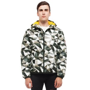 แจ็คเก็ตขนเป็ดมีซิปมีฮู้ดกันน้ำกันลมชุดกันความร้อนใส่ได้ทั้งชายและหญิงระบายอากาศได้ดีไซส์ใหญ่พิเศษเสื้อนอกฤดูหนาวขายส่ง - Product Image 1