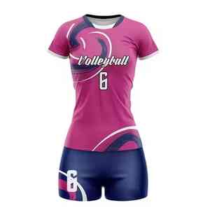 เครื่องแบบวอลเลย์บอลติดทนนานสร้างด้วยผ้ากีฬายืดหยุ่นและรูปแบบการระเหิดที่สามารถปรับแต่งได้ - Product Image 5