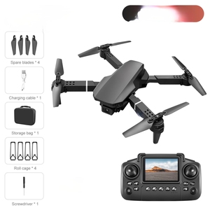 Cheap Hot E88 E99 Drone <b>Remote</b> <b>Control</b> With Screen 50X Zoom Headless Mode Dual Camera Flow Hover Novices Brushless Motor Drone - Product Image 6