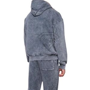 Nueva Llegada 2026, Sudaderas Personalizadas de Alta Calidad, Gruesas y Cómodas, de Felpa, Estilo Vintage, Lavado Ácido, Sudadera Lisa para Hombre - Product Image 2