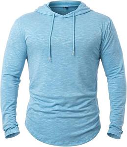 Sudadera con capucha de músculos de entrenamiento atlético sin mangas personalizada ajustada con forro de alta calidad para hombres 100% algodón - Product Image 1