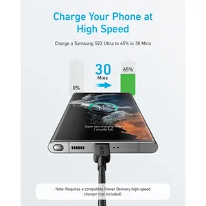 Câble USB Anker 322 USB-C 60W personnalisé pour appareils haut de gamme – Gadgets promotionnels 60 watts - Product Image 6