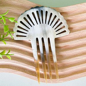 Épingle à cheveux en corne faite à la main durable, bâton traditionnel pour chignon, fourchette à cheveux pour un usage quotidien - Product Image 5
