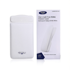 Funda Star-Case Flip Roma Classic para Samsung para Galaxy S4 Mini Blanca - Product Image 3