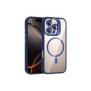 Étui de chargement magnétique premium M-Safe pour iPhone 16 Pro Max, coque en silicone de luxe avec béquille intégrée et protection d'objectif d'appareil photo NXXA - Product Image 1