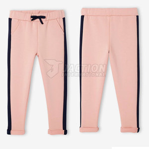 High Quality Best Material Private Label Your Own Design New Style Straight Lightweight Canvas Mid Waist Casual Joggers for Kids - Product Image 3