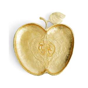 Antique Leaf Style Serving Platter Fruits Cookie Brownie <b>Display</b> Dish American Style Metal Serving Bowls Table Home <b>Accessories</b> - Product Image 6