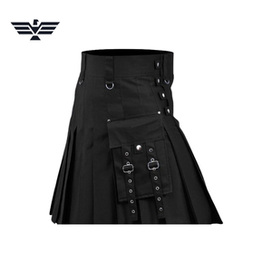 Kilt Escocés para Hombre en Oferta, Ropa Medieval Multicolor de Lana Plisada - Product Image 1