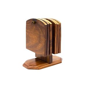 Posavasos de Madera de Lujo, Estilo Bohemio, Minimalista, Hecho a Mano, Ecológico, para Oficina y Hogar, a Precio de Mayoreo de M/S SHAAD HANDICRAFT - Product Image 6