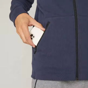 Chaqueta de Invierno de Alta Calidad para Hombre, Diseño Personalizado con Cierre Completo, Doble Capa, Bordado con Cuentas, Tinte Liso, Logotipo Impreso Personalizado, Dos Tonos, Venta al Por Mayor ODM/OEM - Product Image 6