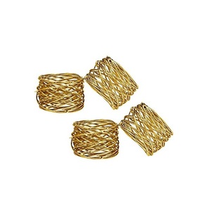 Lovely Gold <b>Butterfly</b> Acrylic Napkin Ring for Wedding Party Favors Clear Custom Accessories Sticker - Product Image 4