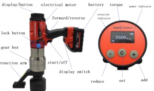 800Nm Lithium Battery Cordless Torque Wrench Torque <strong>Multiplier</strong> - Product Image 2