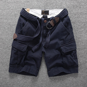 Nuevo diseño 2025 comodidad cintura elástica barato Venta caliente Cargo trabajo pantalones cortos hombres Streetwear deportes entrenamiento Cargo pantalones cortos para hombres - Product Image 5