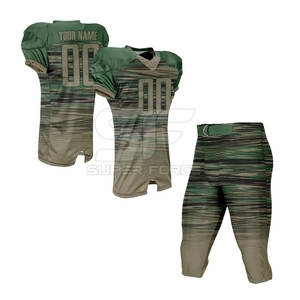 Uniforme léger de football américain avec l'uniforme de football américain personnalisé par tissu respirable et étirable - Product Image 1