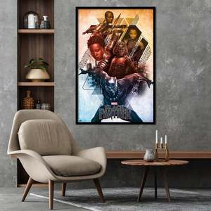 Póster de Pantera Negra de Marvel, Diseño Moderno, Material de Papel para Decoración de Pared - Product Image 2