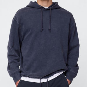 Sudaderas con Capucha para Hombre Lavadas, Sudadera con Capucha de Algodón Orgánico para Hombre, Sudadera de Manga Larga con Capucha, Sudadera con Capucha Personalizada para Hombre - Product Image 1