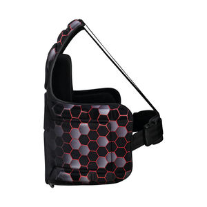 Protector de pecho de boxeo de cuero cómodo de alta calidad, logotipo personalizable, equipo de protección de entrenamiento de Color para MMA, Karate, Taekwondo - Product Image 5