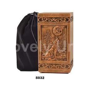 <b>Wood</b> Cremation Urn for Human Ashes Decorative Keepsake <b>Wood</b> Urn <b>Box</b> for Adult Male Female with Satin Bag Burial & <b>Memorial</b> Urn - Product Image 1
