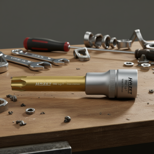 Hazet Extra Long 1/2'' Screwdriver <b>Socket</b> with Knurling TORX Square-High Quality Product - Product Image 3