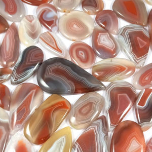 Agate du Botswana naturelle, cabochon, motifs uniques, pierre précieuse pour la fabrication de bijoux, vente en gros disponible - Product Image 1