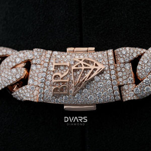 Cadena Cubana de Moissanita VVS de 12 mm, Chapada en Oro de 18K, Corte Brillante, Lujosa, para Bodas, Fiestas, Estilo Hip Hop, Miami - Product Image 5