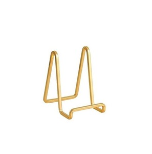 Support de plaque en métal de qualité supérieure lourd avec finition noire classique conçu pour supporter de grands plats décoratifs ou des carreaux d'affichage - Product Image 2