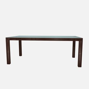 MESA DE COMEDOR CON SUPERIOR DE CRISTAL (LCO/003/003) - Product Image 5