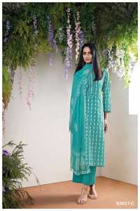 Salwar Kameez Party Wear en coton de qualité supérieure imprimé et brodé Vêtements indiens et pakistanais Tarifs de gros disponibles - Product Image 4