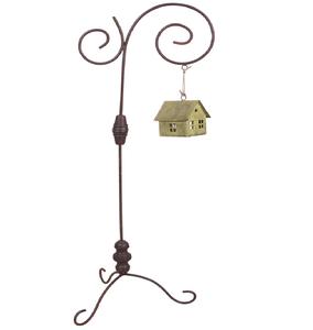 Kit de mangeoire pour oiseaux en fer avec poteau de mangeoire pour oiseaux sauvages, crochet multi-usages de haute qualité, 83 pouces, support de suspension pour plantes et support suspendu - Product Image 5