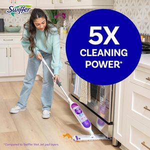 For PowerMop Electronic Multi-Surface Mop Kit with Sponge Head Includes PowerMop 2 Mopping <b>Pad</b> Refills for Floor <b>Cleaning</b> - Product Image 5