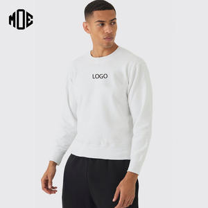 100% coton Slim Fit unisexe col rond sweat Logo personnalisé respirant épais chaud hiver décontracté sweats à capuche et sweats - Product Image 1
