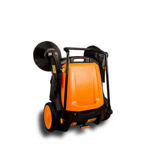 NEW Rt980 Manual Push Floor Sweeper 38.6-Inch Cleaning Width 12-Gallon Container Triple Brushes Commercial Use 38,000 Sqft/ho - Product Image 2