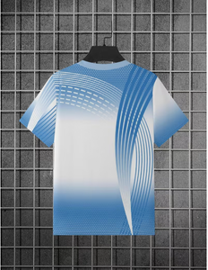 T-shirt pour homme à imprimé feuilles, col rond, manches courtes, tee-shirt graphique, streetwear décontracté d'été, t-shirt décontracté pour homme, t-shirt en coton - Product Image 2